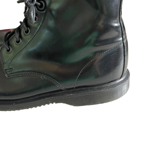 Dr. Martens Lace Up Emmeline Boot Women’s Size US 6 Leather Combat Black - Picture 11 of 16